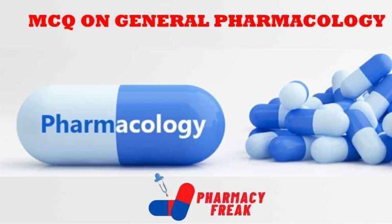 General Pharmacology MCQ