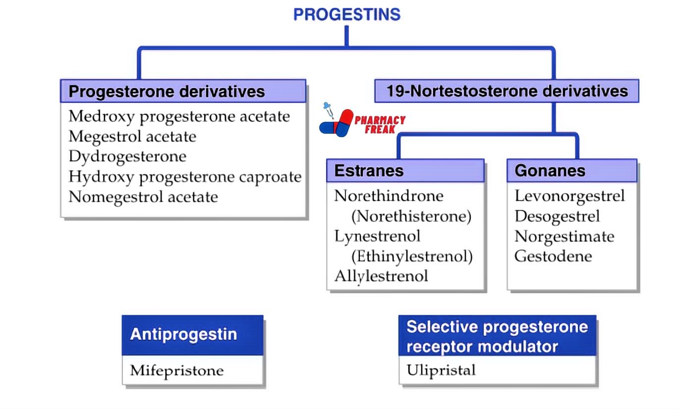 classification of progestins