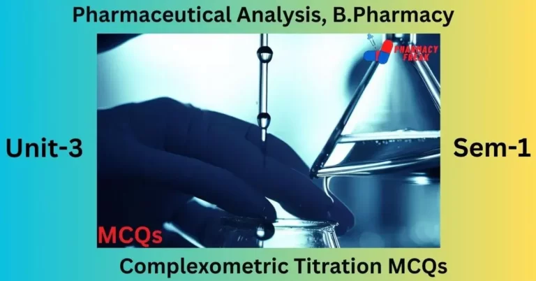 Complexometric Titration MCQs
