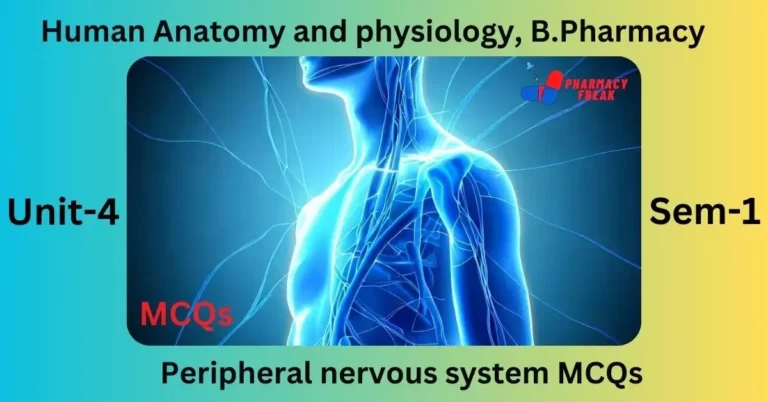 Peripheral nervous system MCQs