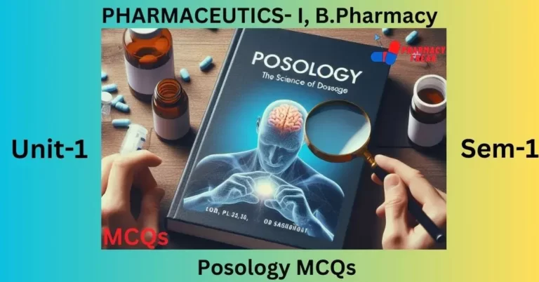 Posology MCQs