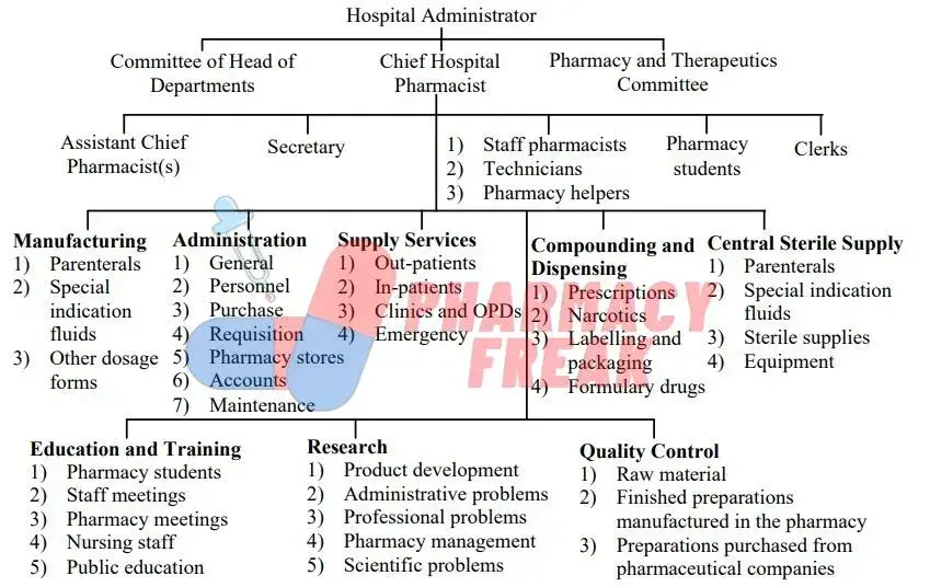 Hospital Pharmacy Organization Structure 