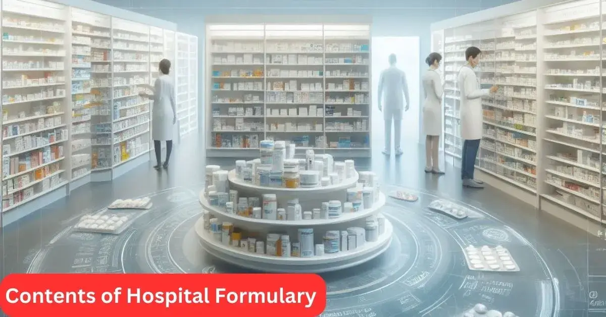 Contents of Hospital Formulary
