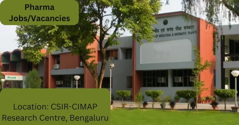 Recruitment Notice: Walk-in-Interview at CSIR-CIMAP