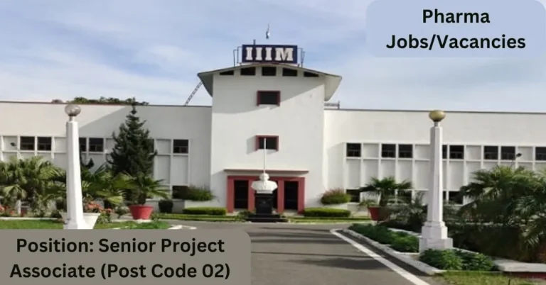 Here are the details for applying to the positions of Senior Project Associate and Project Associate at the Indian Institute of Integrative Medicine (IIIM)