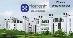 Here's the information for the walk-in drive at Torrent Pharma:
