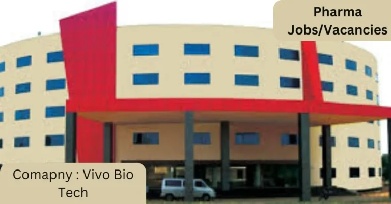 Job Openings at Vivo Bio Tech