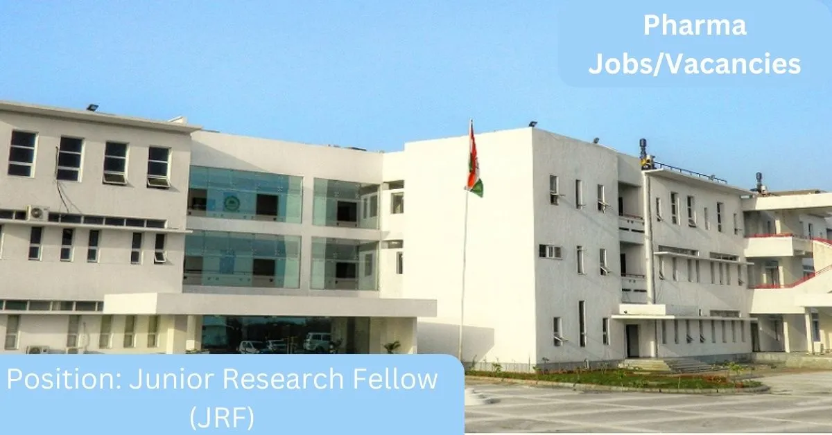 Vacancy for Junior Research Fellow at Indian Institute of Technology Indore