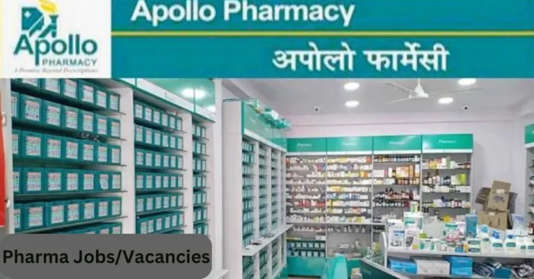 Job Opportunity: Pharmacist at Apollo Pharmacy - SVP Hospital