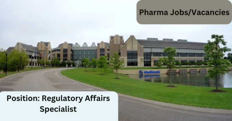 Job Opportunity at Sanofi Regulatory Affairs Manager