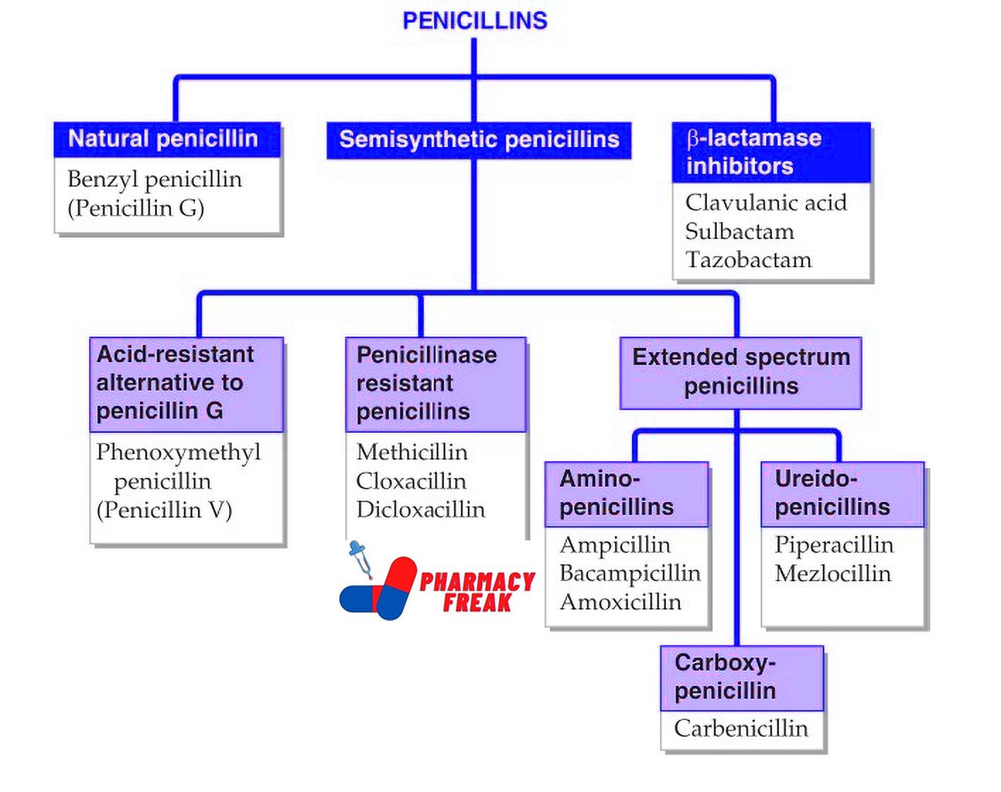 PENICILLIN CLASSIFICATION