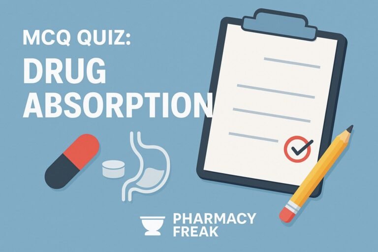 MCQ Quiz-Drug Absorption