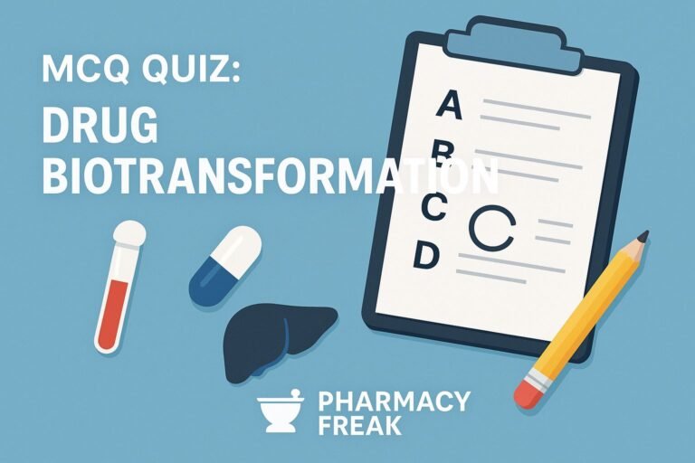 MCQ Quiz-Drug Biotransformation