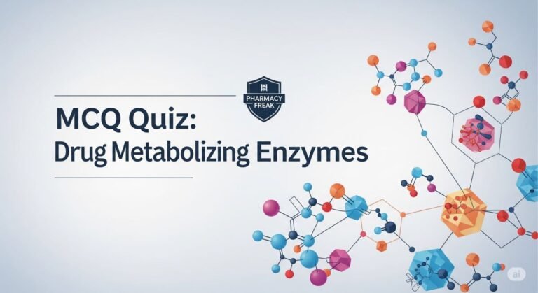MCQ Quiz-Drug Metabolizing Enzymes