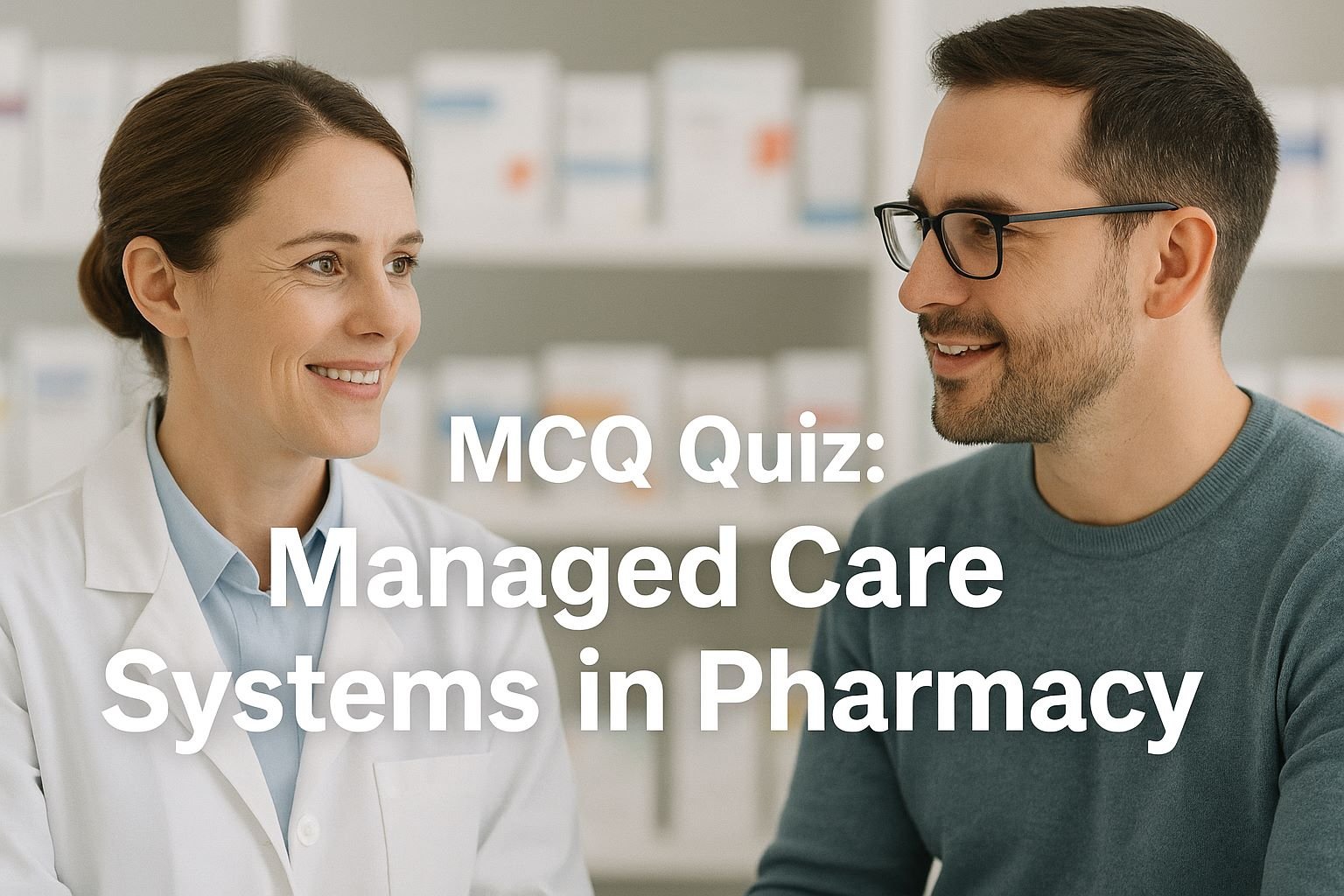 MCQ Quiz-Managed Care Systems in Pharmacy