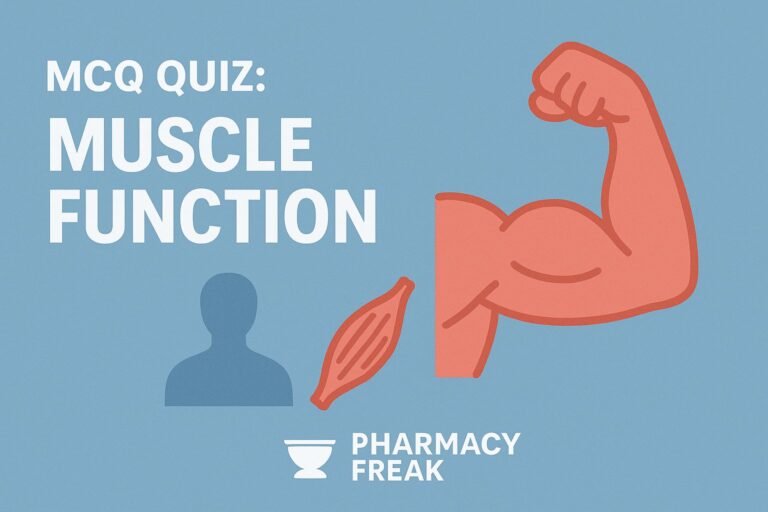 MCQ Quiz- Muscle Function