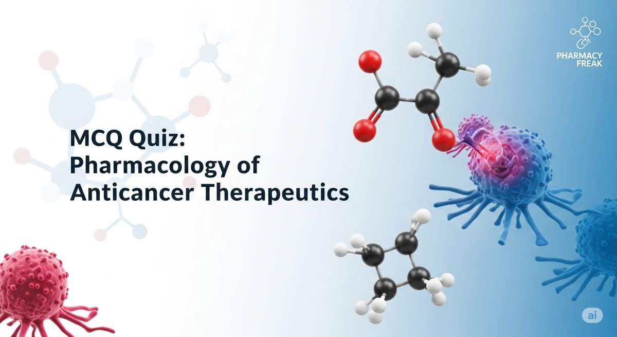 MCQ Quiz-Pharmacology of Anticancer Therapeutics