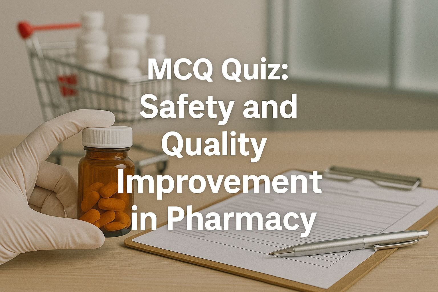 MCQ Quiz-Safety and Quality Improvement in Pharmacy