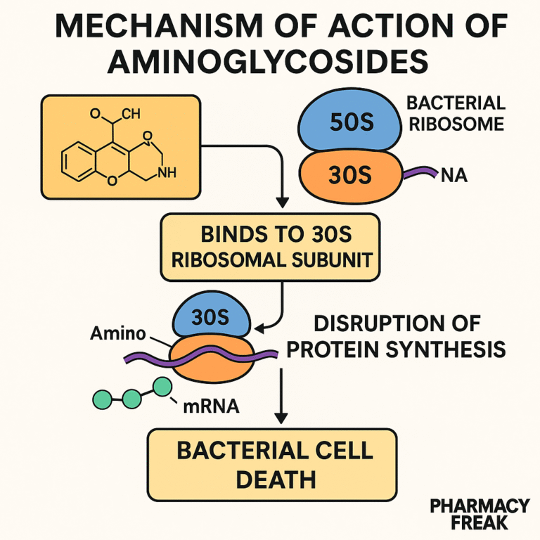 Aminoglycoside MOA – 30S ribosomal subunit binding and mRNA misreading