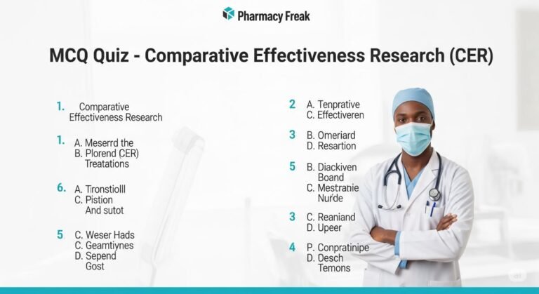 MCQ Quiz-Comparative Effectiveness Research