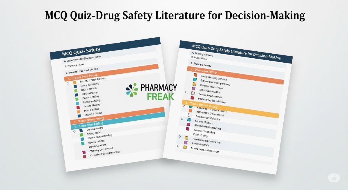 MCQ Quiz-Drug Safety Literature for Decision-Making
