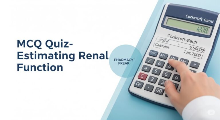MCQ Quiz-Estimating Renal Function