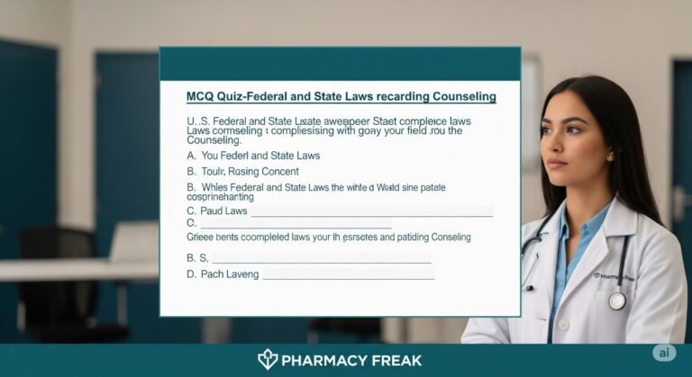 MCQ Quiz-Federal and State Laws regarding Counseling