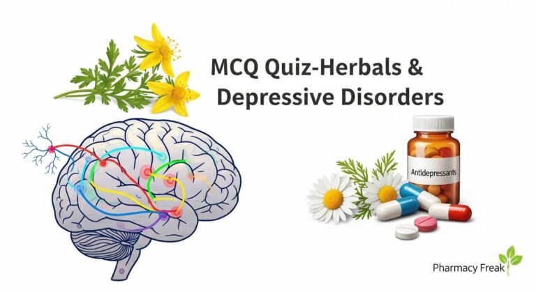 MCQ Quiz-Herbals & Depressive Disorders