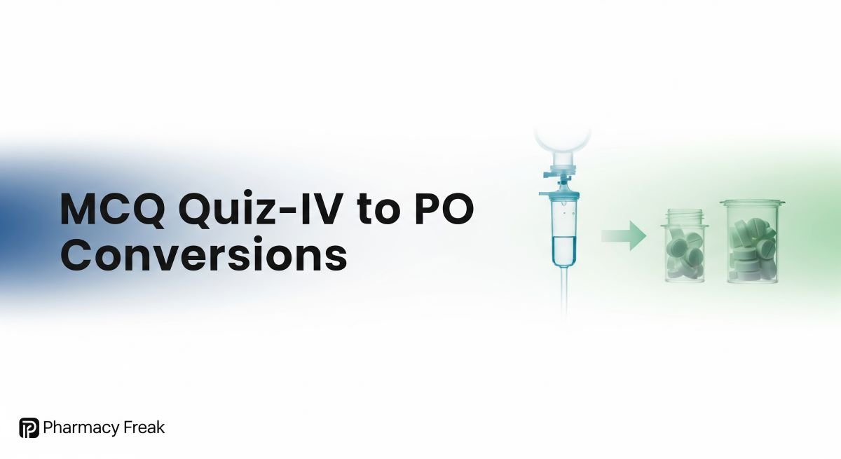MCQ Quiz-IV to PO Conversions