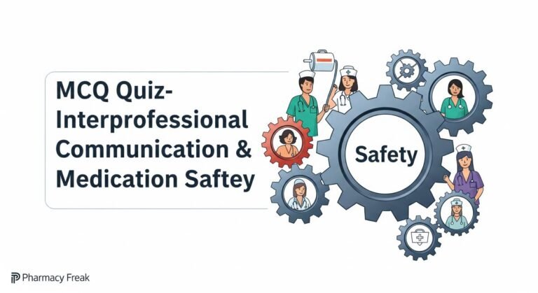MCQ Quiz- Interprofessional Communication & Medication Saftey