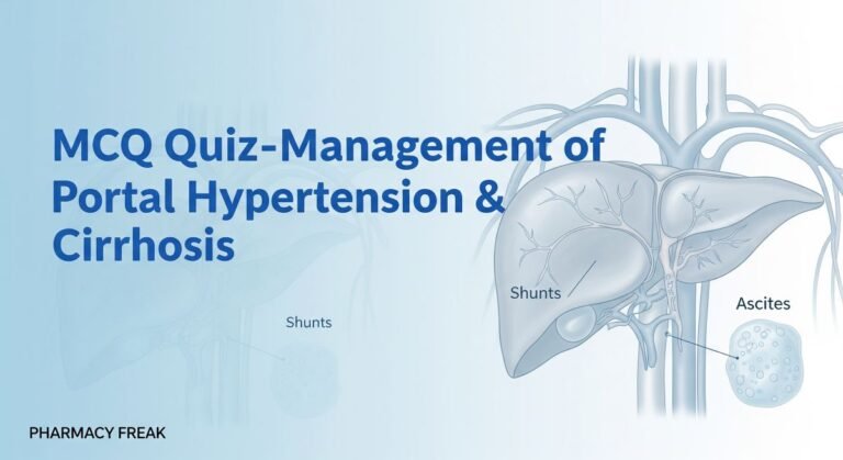 MCQ Quiz-Management of Portal Hypertension & Cirrhosis