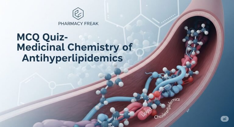 MCQ Quiz-Medicinal Chemistry of Antihyperlipidemics