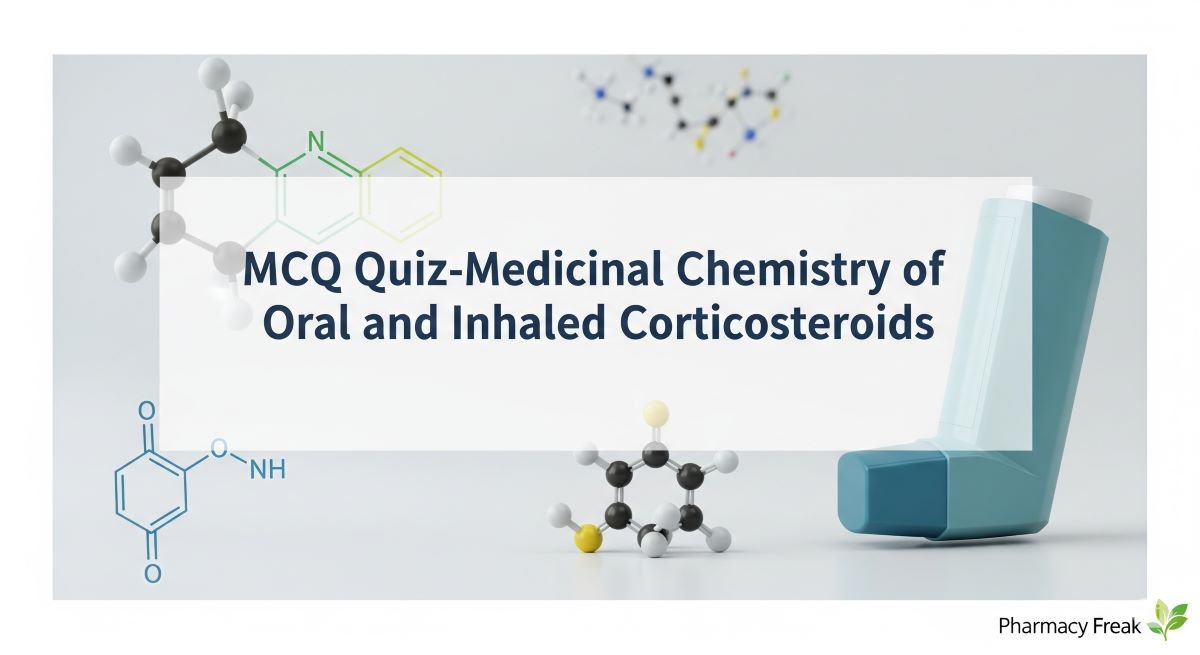 MCQ Quiz-Medicinal Chemistry of Oral and Inhaled
