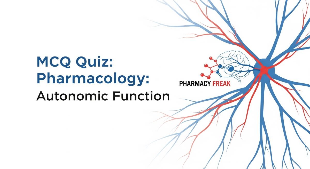 MCQ Quiz-Pharmacology- Autonomic Function