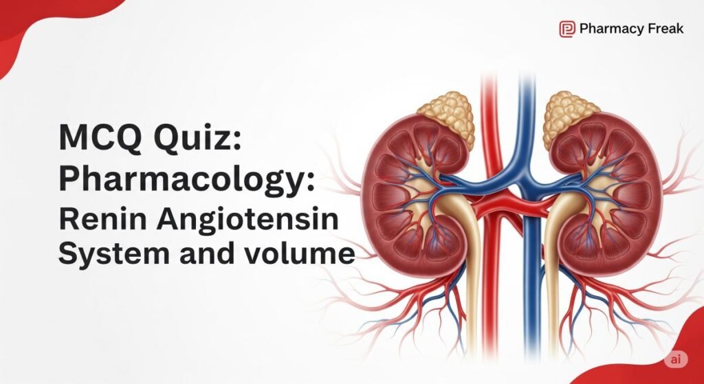 Freak System MCQ Quiz: Pharmacology: Renin Angiotensin System and Volume