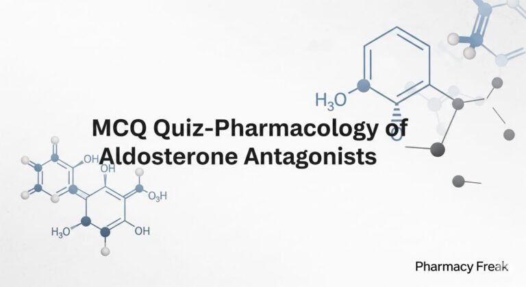 MCQ Quiz-Pharmacology of Aldosterone Antagonists