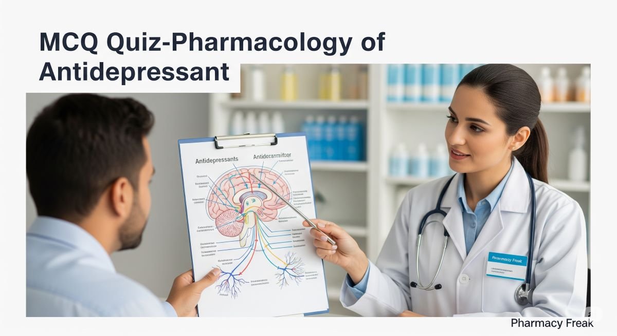 MCQ Quiz-Pharmacology of Antidepressants