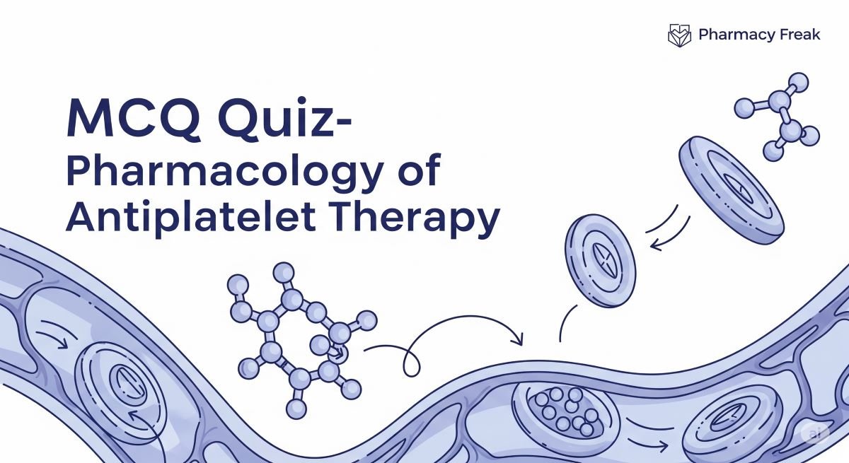 MCQ Quiz-Pharmacology of  Antiplatelet Therapy