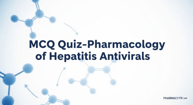 MCQ Quiz-Pharmacology of Hepatitis Antivirals