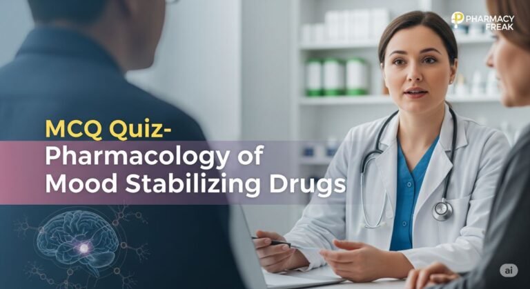 MCQ Quiz-Pharmacology of Mood Stabilizing Drugs