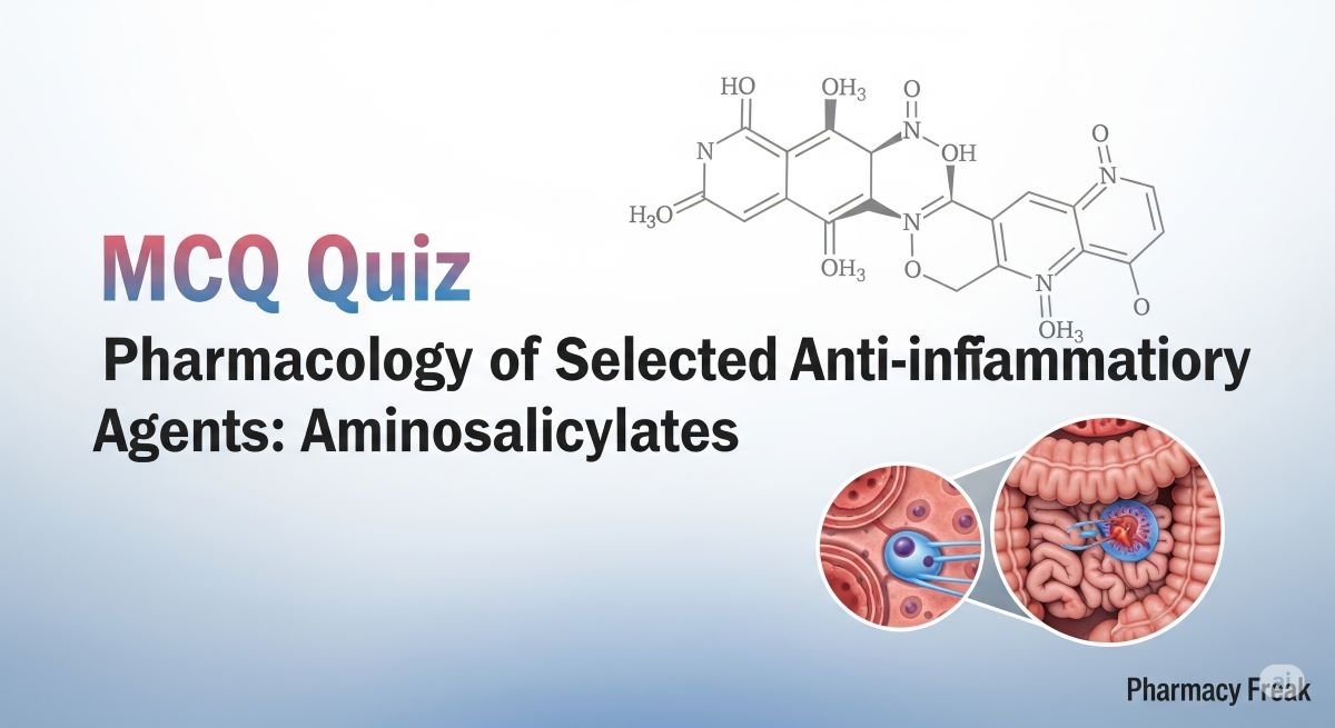 MCQ Quiz-Pharmacology of Selected Anti-inflammatory