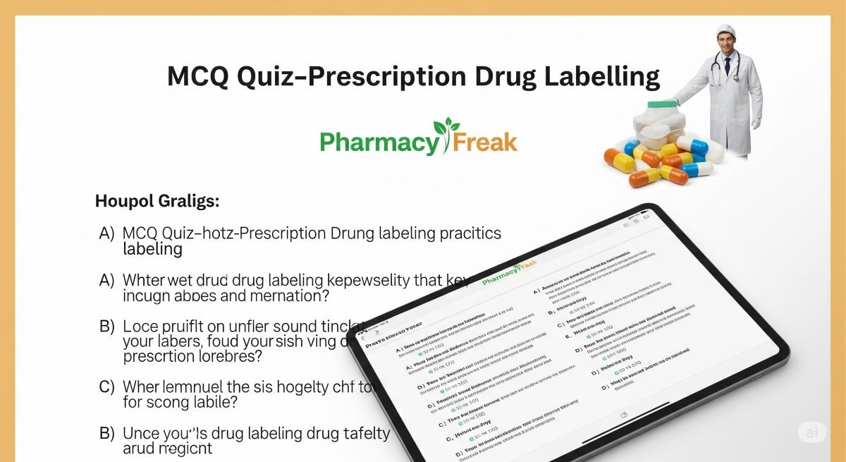 MCQ Quiz- Prescription drug labelling