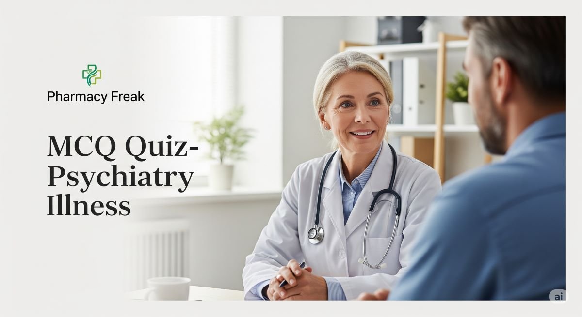 MCQ Quiz-Psychiatric Illness