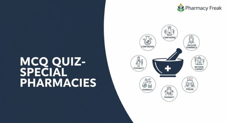 MCQ Quiz- Special Pharmacies