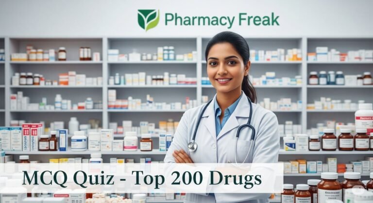 MCQ Quiz- Top 200 Drugs