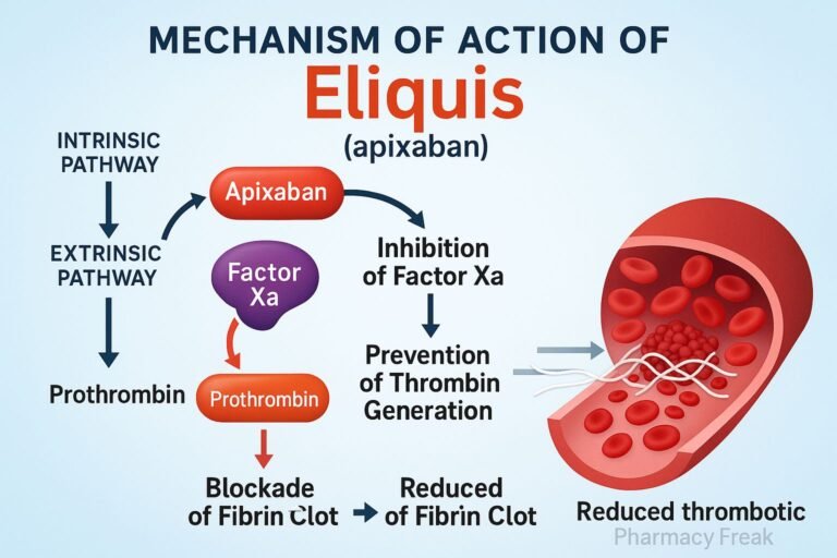 Mechanism of action of Eliquis
