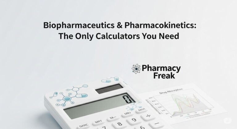 Biopharmaceutics & Pharmacokinetics- The Only Calculators You Need