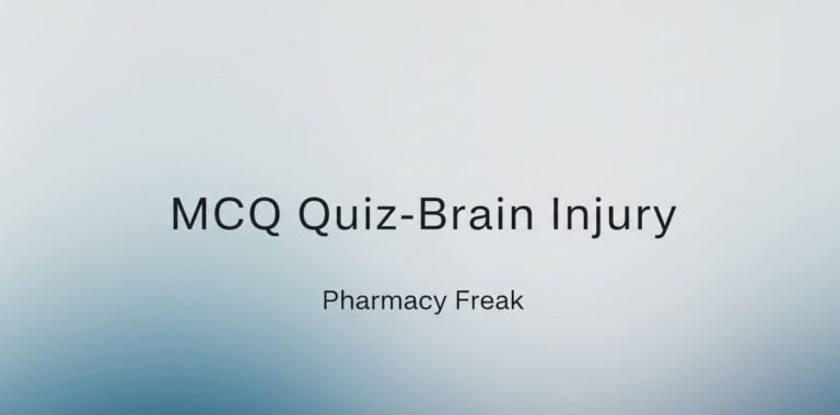 MCQ Quiz-Brain Injury