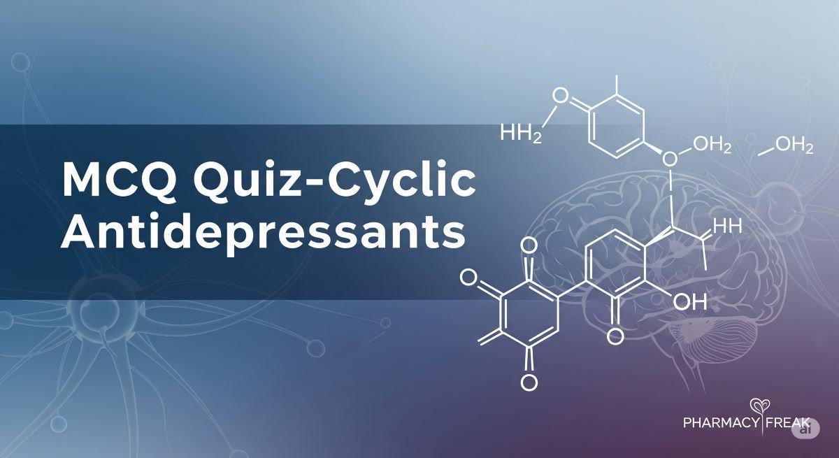 MCQ Quiz-Cyclic Antidepressants