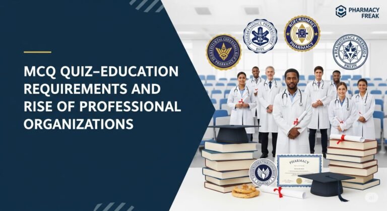 MCQ Quiz-Education Requirements and Rise of Professional Organizations
